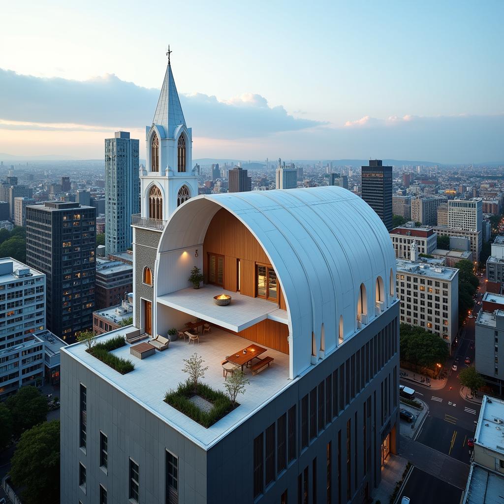 Modern Roof Church