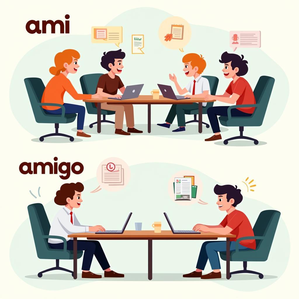 Contextual Usage of "Ami"