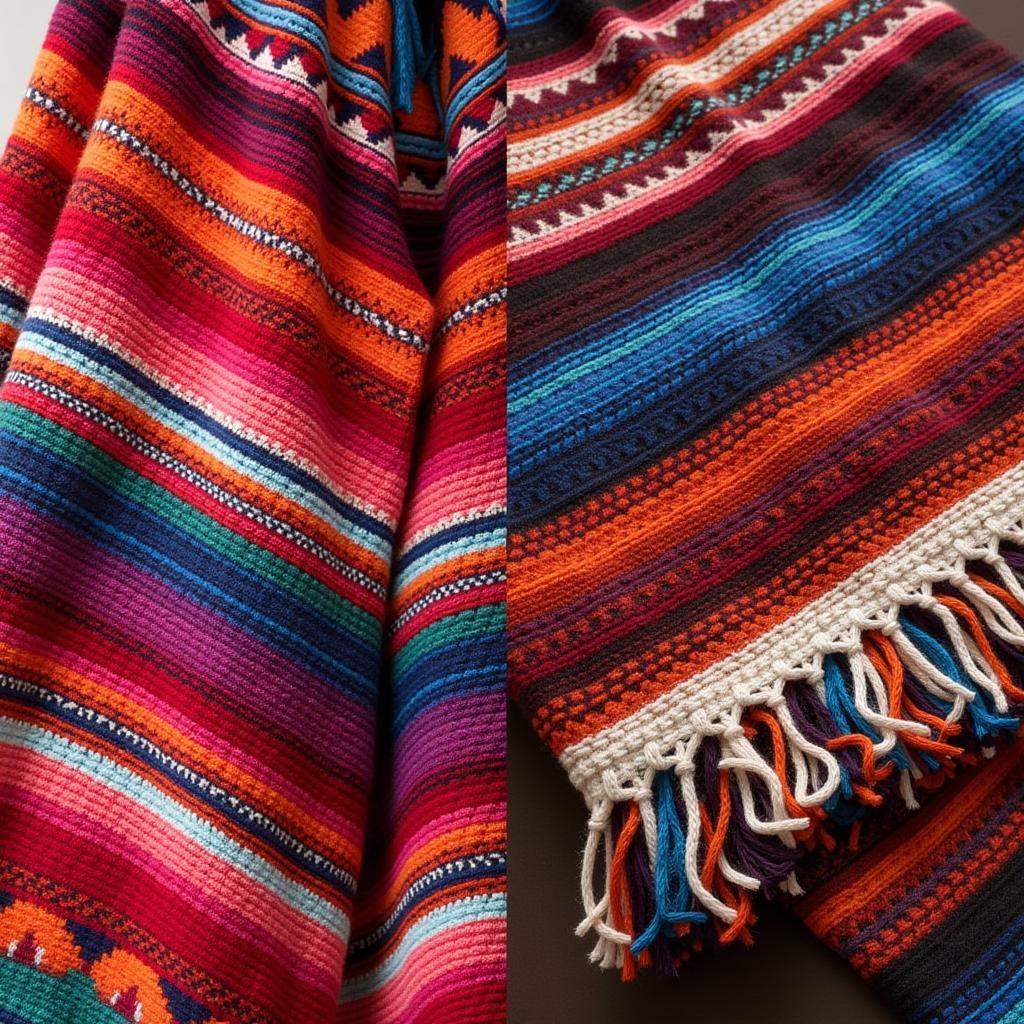 Distinguishing Authentic Mexican Ponchos