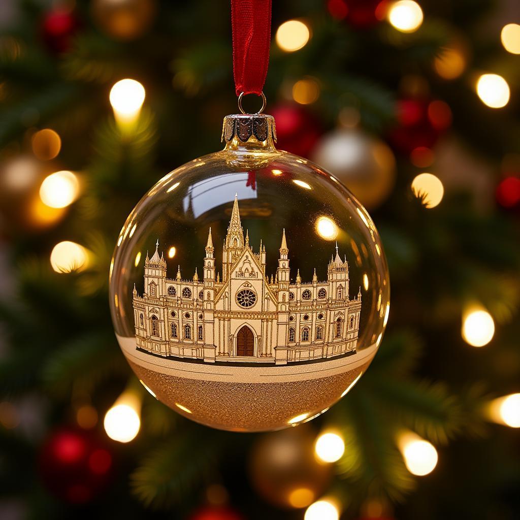 Pitt Christmas Ornament: Glass Cathedral of Learning