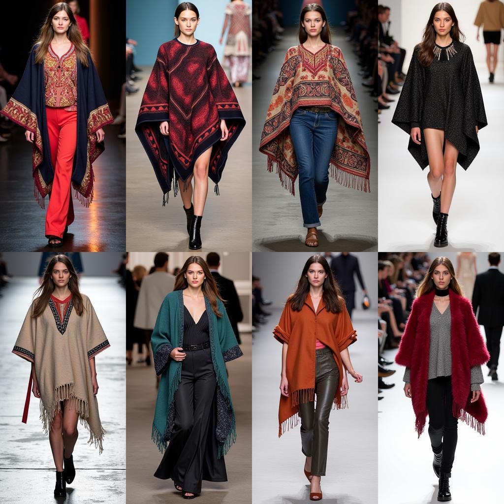 Mexican Ponchos in Modern Fashion