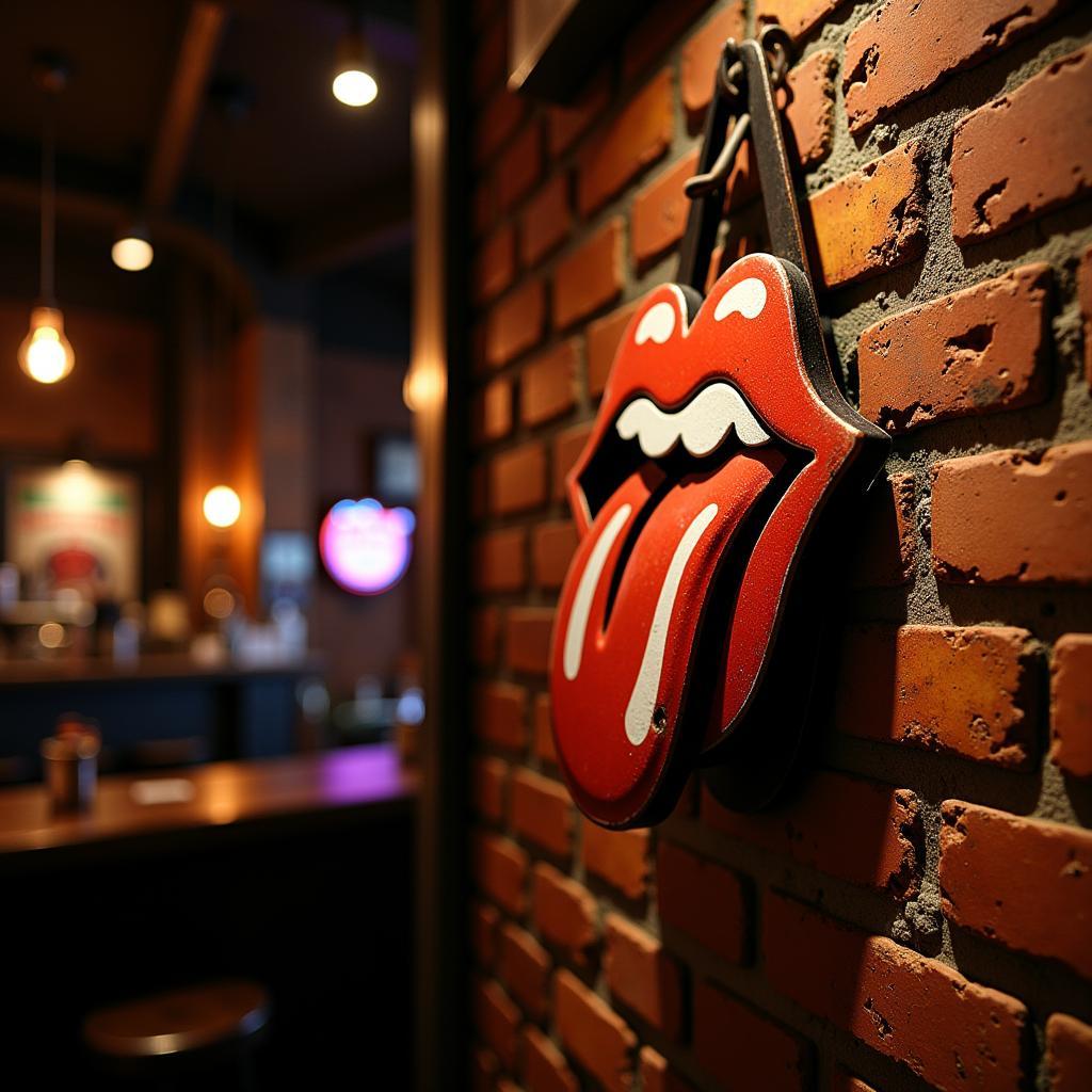 Rolling Stones Metal Sign Wall Art