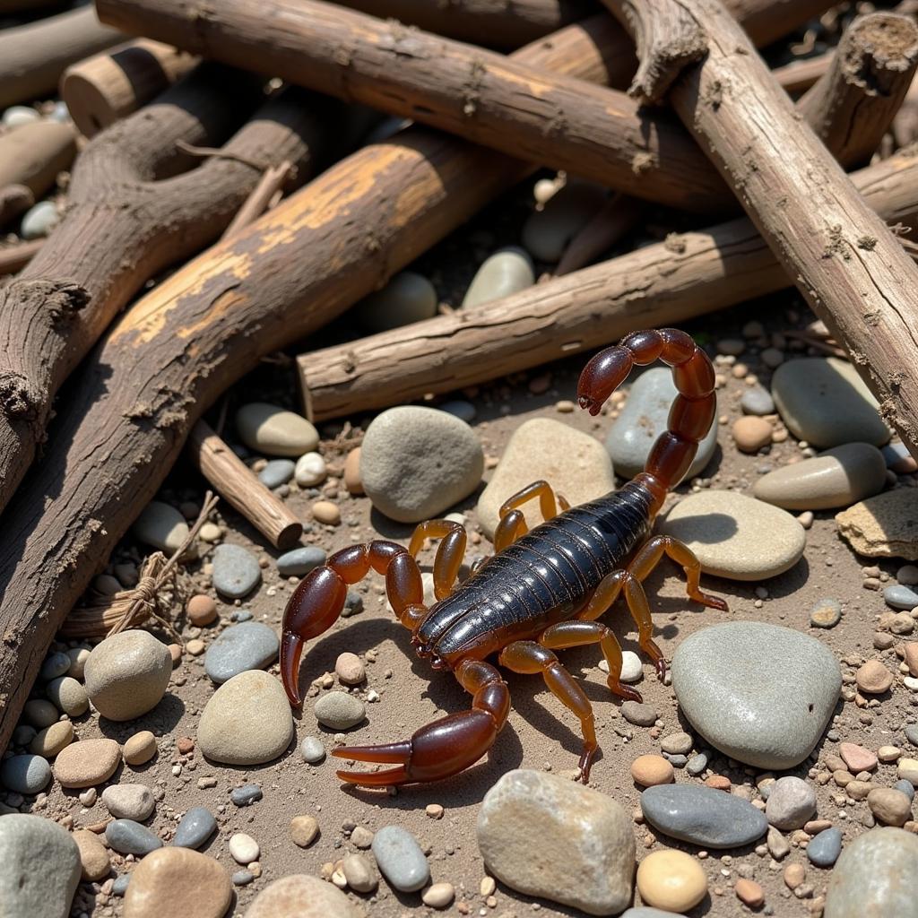 Scorpion in Georgia Habitat