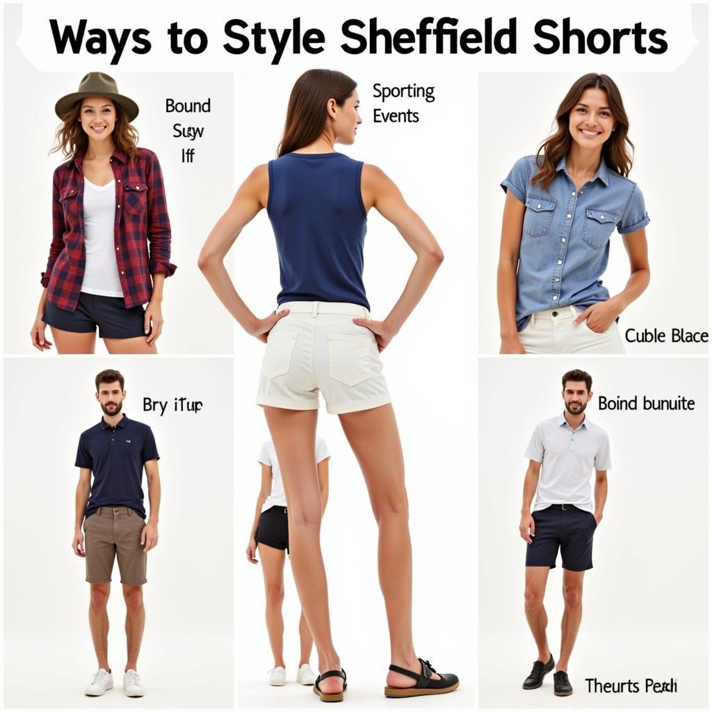 Phối đồ với sheffield shorts