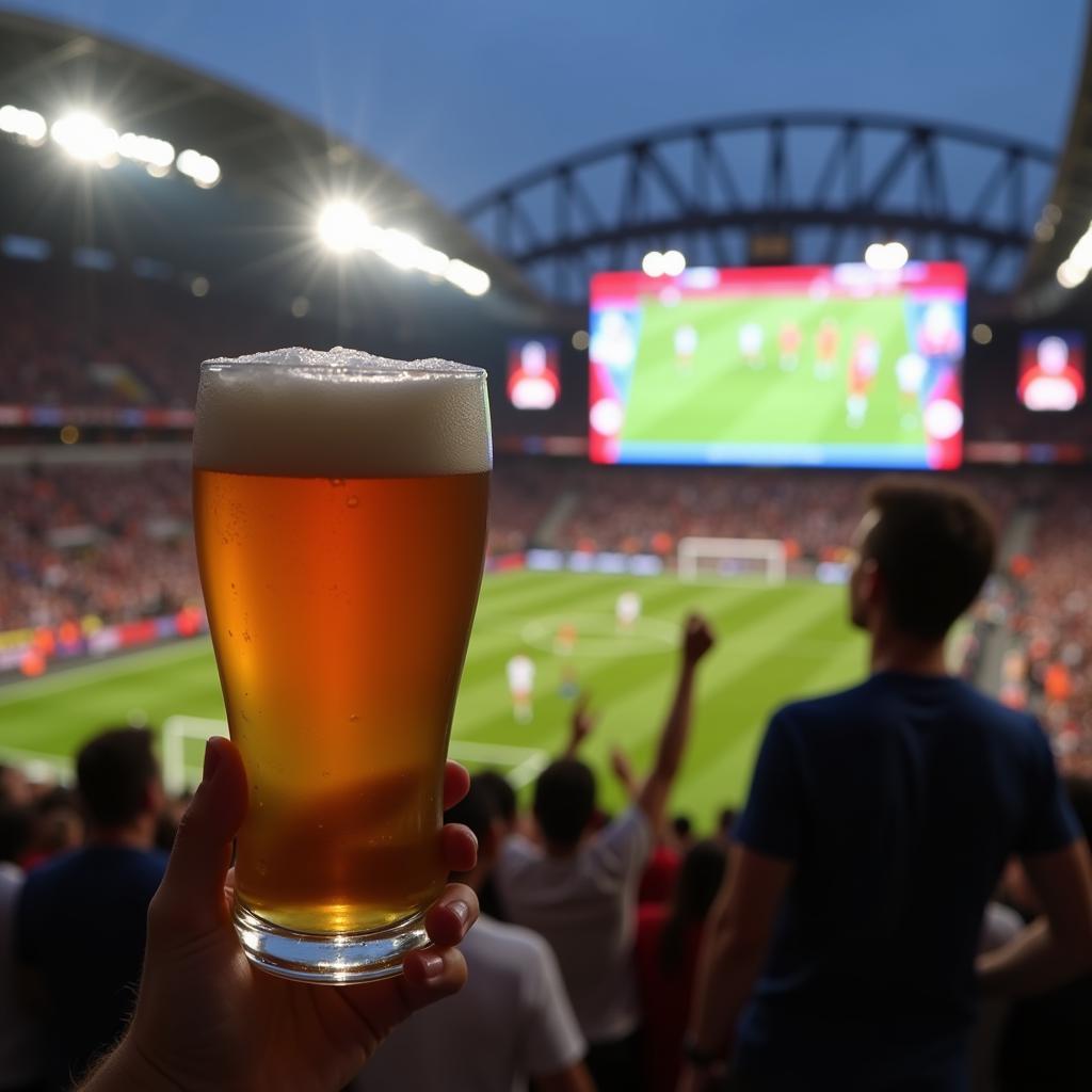 Celebrating a Goal with a Single Pint