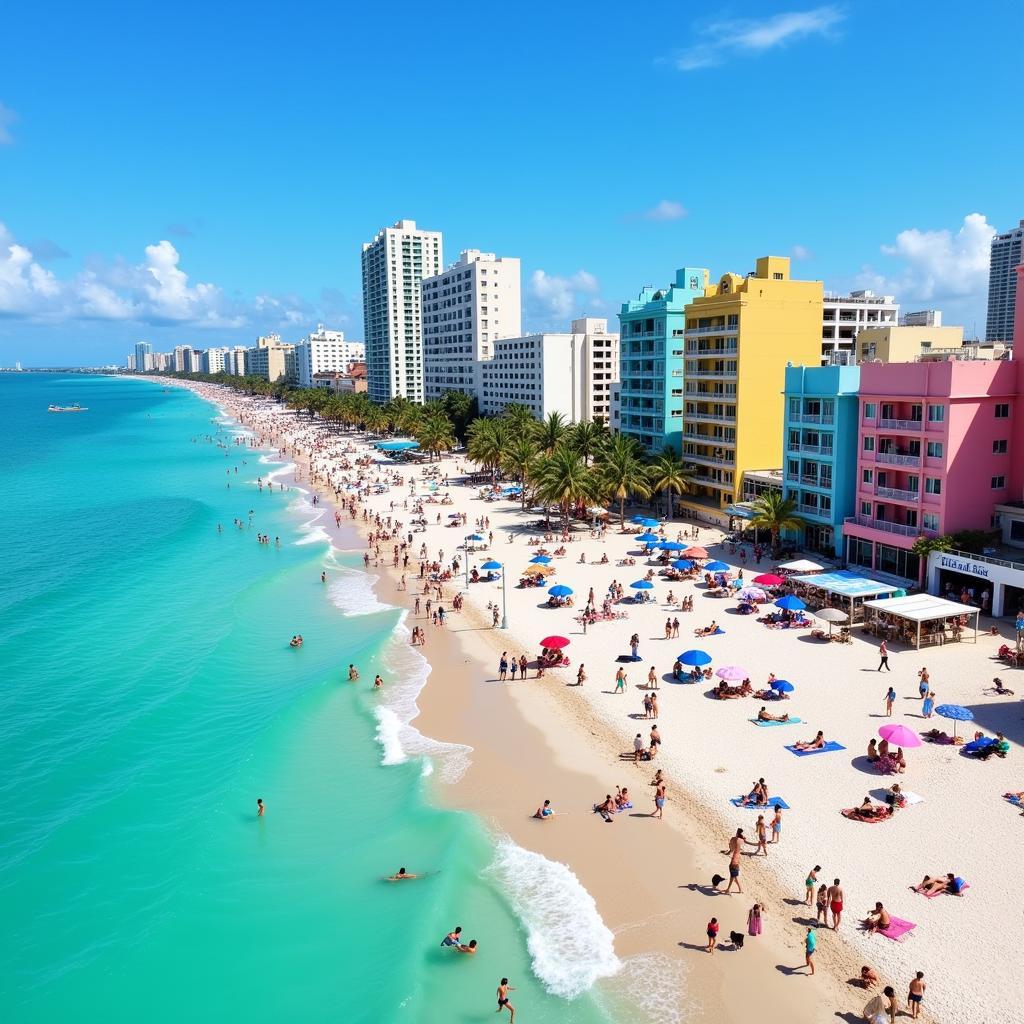 Bãi biển South Beach Miami sôi động