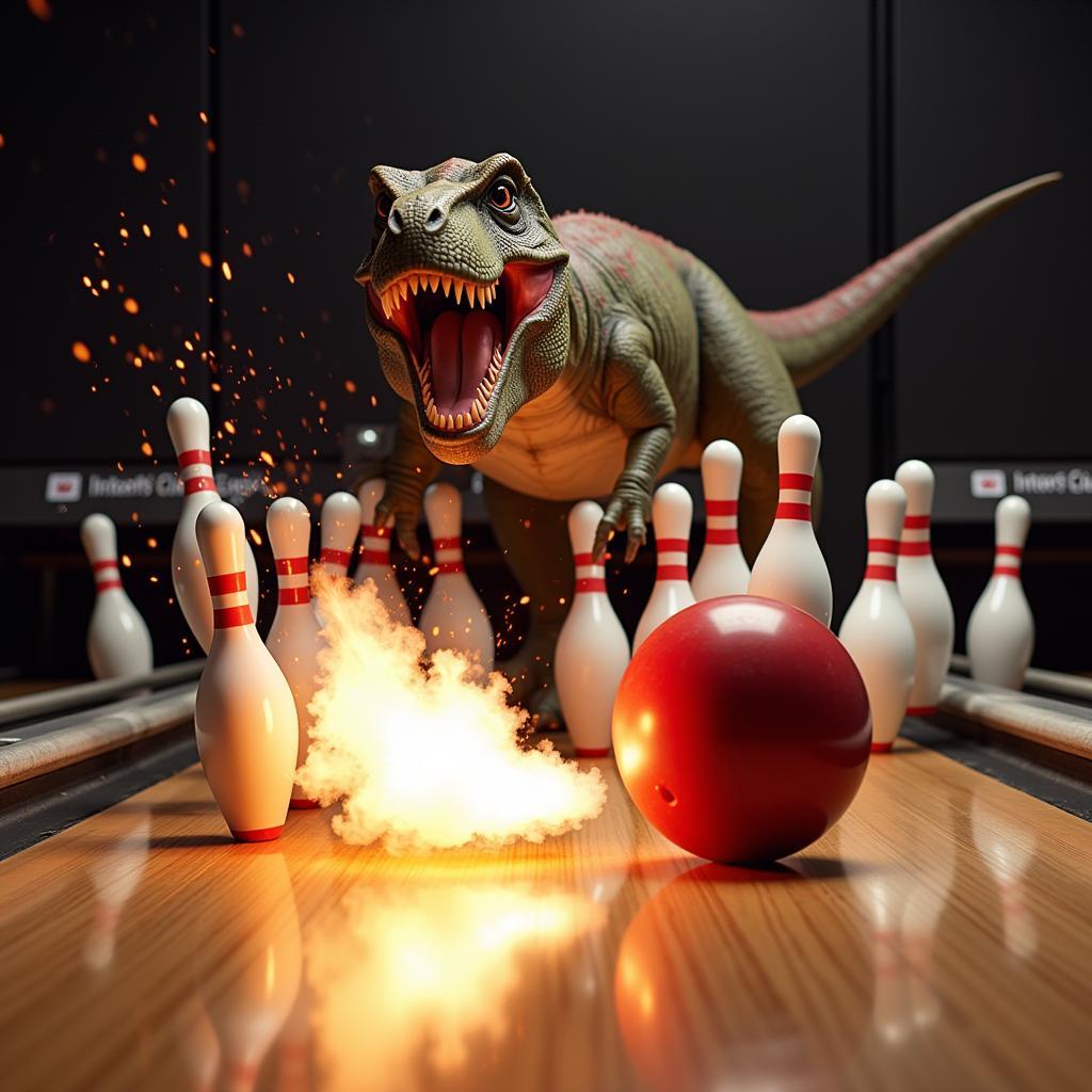 Ảnh hưởng của bóng bowling T-Rex lên trò chơi