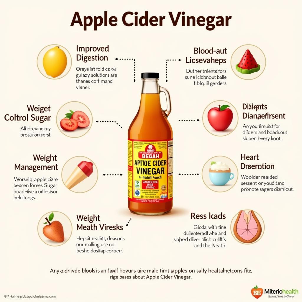 Lợi ích sức khỏe của Tonic Apple Cider Vinegar