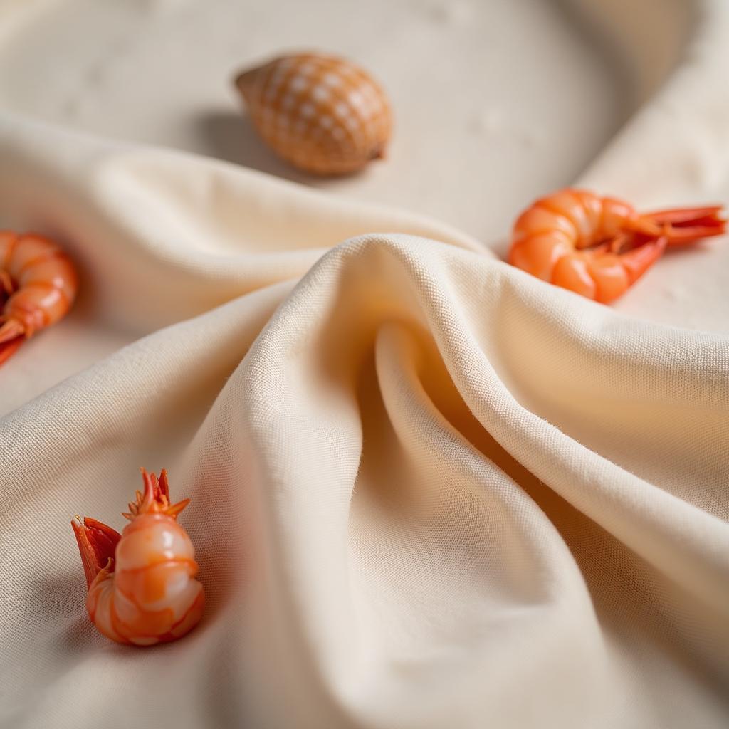 Chitosan fabric from shrimp shells