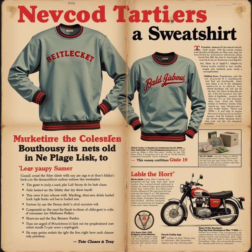 Vintage Suicide Sweatshirt Advertisement (Fictional)